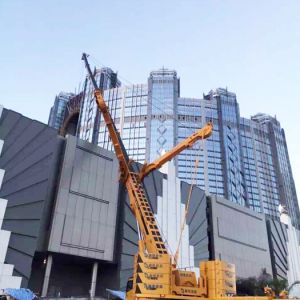徐工新款QAY300A全地面起重機(jī) 打造澳門氹仔新地標(biāo)
